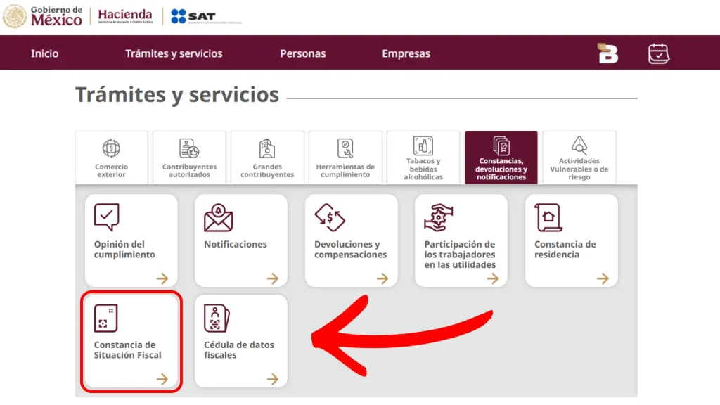 Constancia De Situación Fiscal
