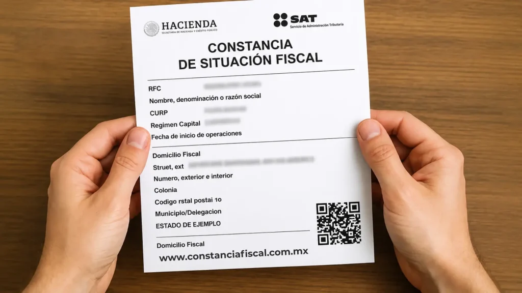 Constancia de Situación Fiscal